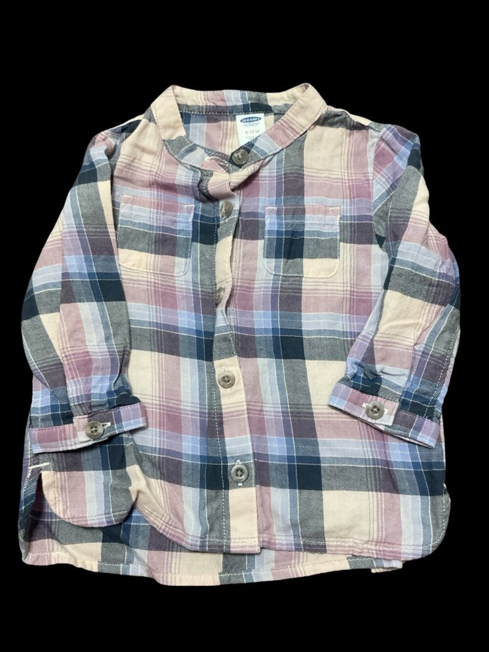 🌻10/$25 - Pink/Purple Plaid Button Up Blouse